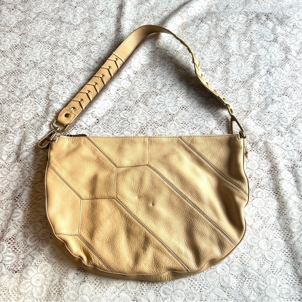 Hobo International Cisco Shoulder Bag Leather Floral Lining